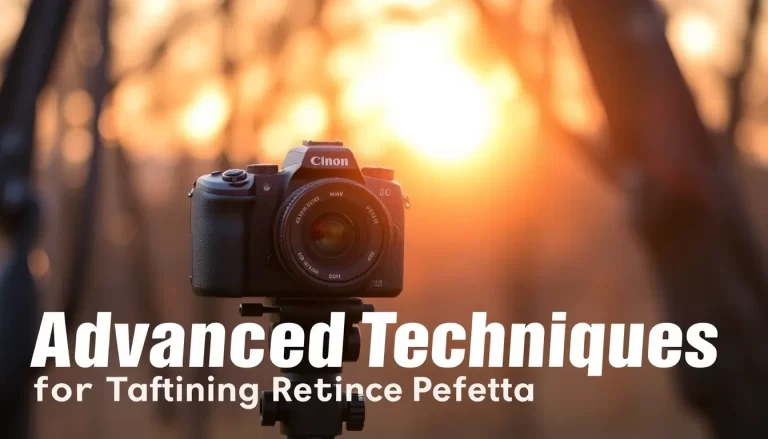 Advanced Techniques for Taking the Perfect Photo